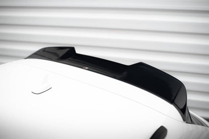 Maxton Spoiler CAP für 3D Audi S3 / A3 S-Line Sportback / Hatchack 8V schwarz Hochglanz
