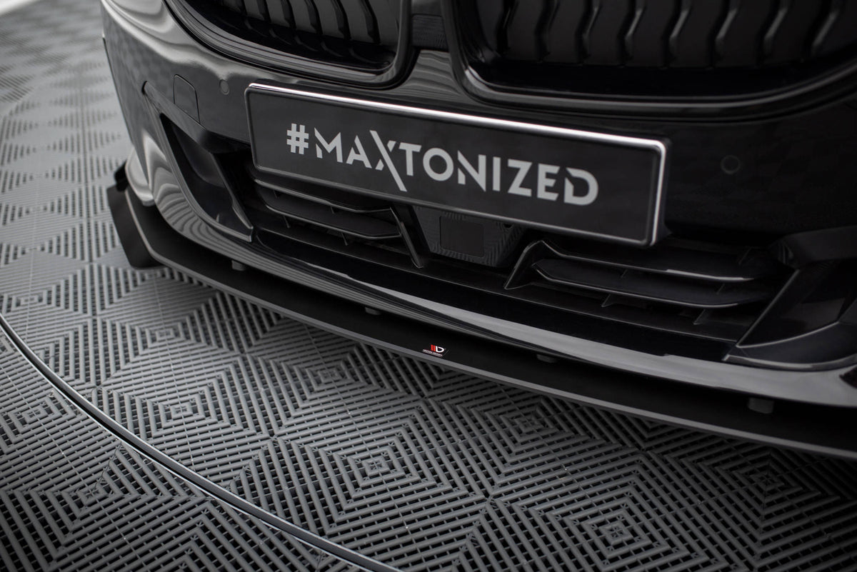 Maxton Street Pro Front Ansatz für +Flaps für + Flaps BMW 2 Coupe G42 schwarz Hochglanz