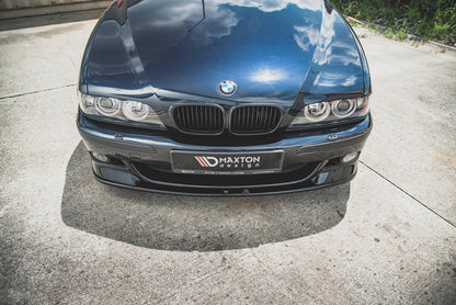 Maxton Front Ansatz für Seite + Front Ansatz für  BMW M5  / 5 M-Paket E39 schwarz Hochglanz