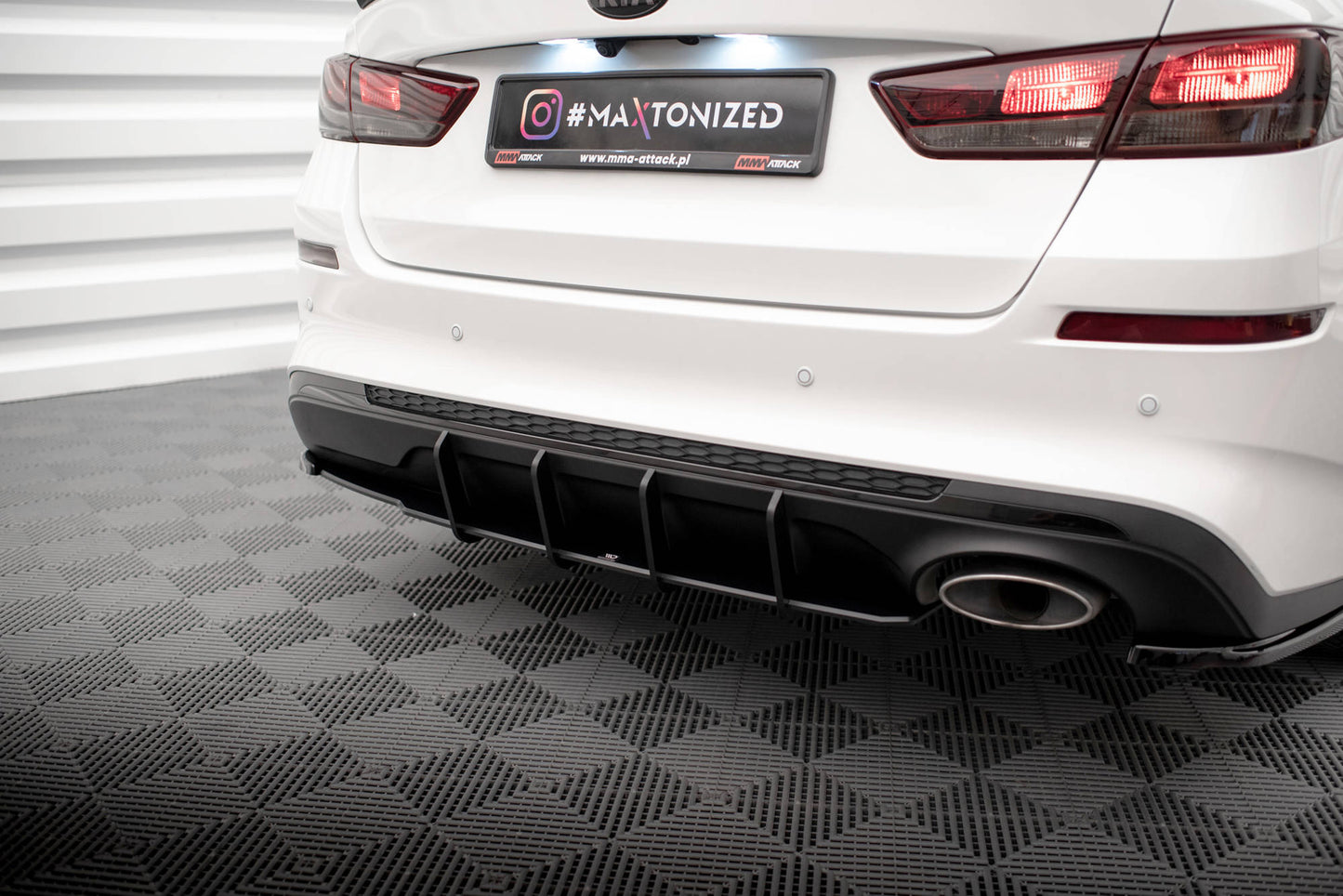 Maxton Street Pro Heckschürze für Kia Optima Mk4 Facelift