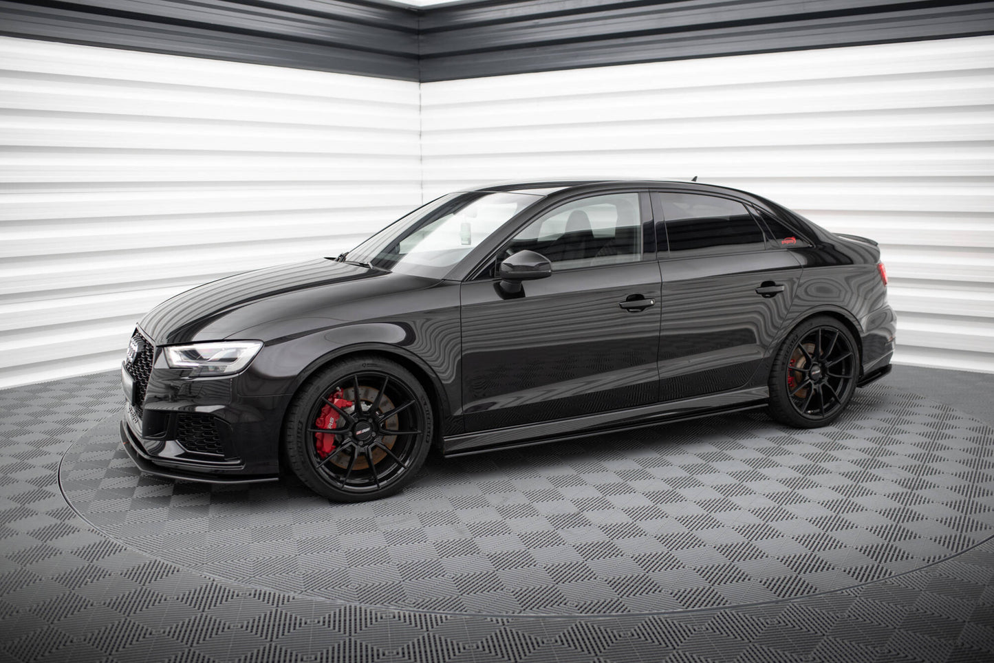 Maxton Street Pro Seitenschweller Ansatz für Audi RS3 Limousine 8V Facelift