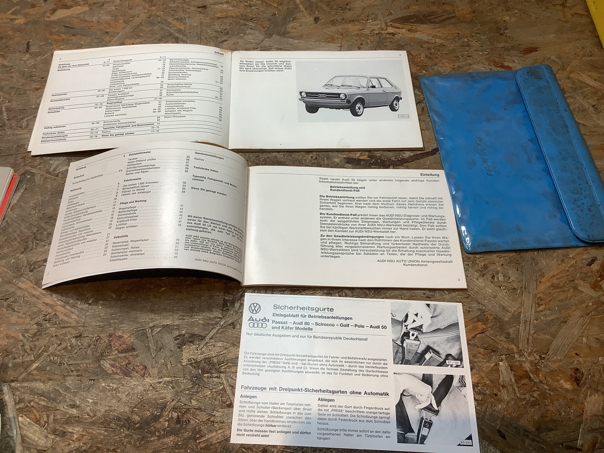 Betriebsanleitung Audi 50, NSU Audi