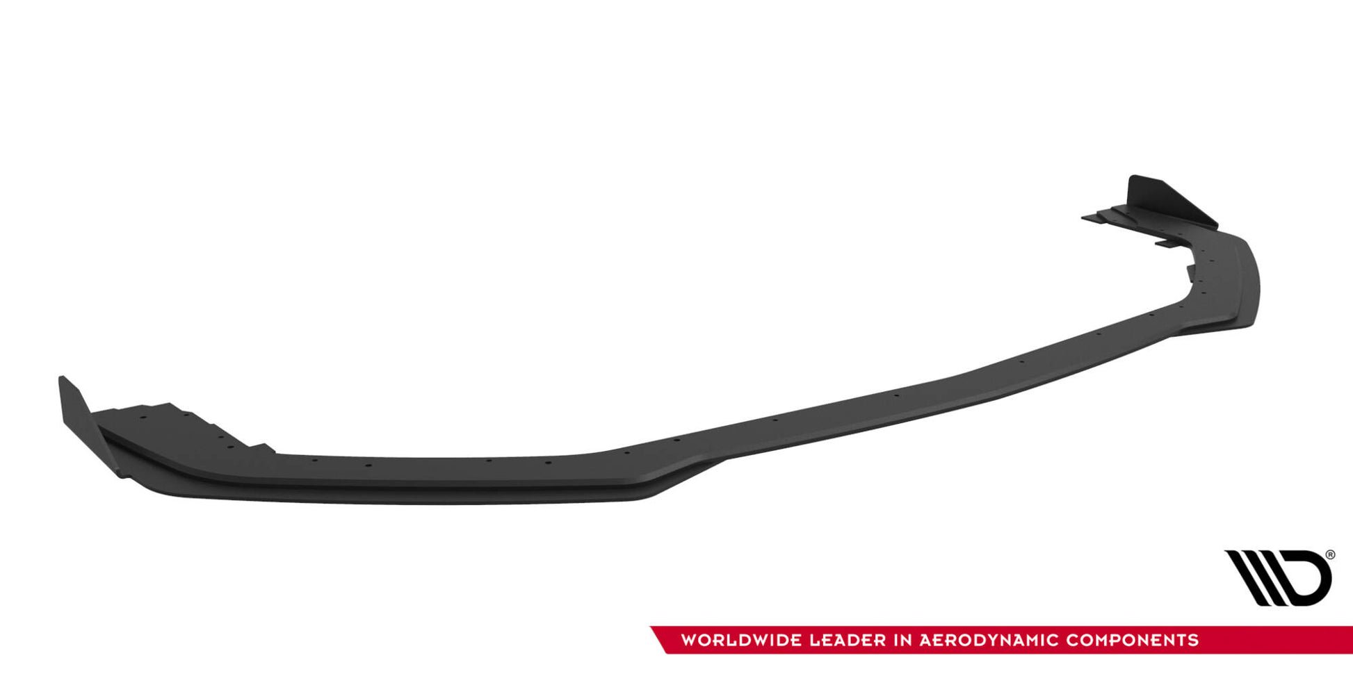 Maxton Street Pro Front Ansatz für +Flaps für + Flaps Ford Mustang GT Mk6  schwarz Hochglanz
