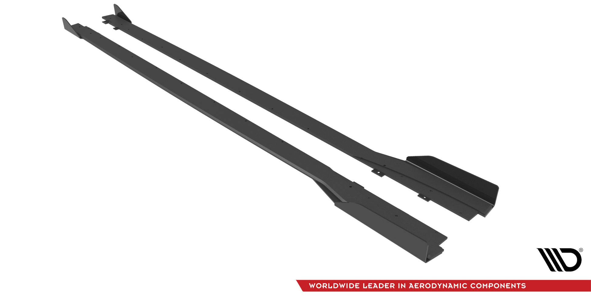 Maxton Street Pro Seitenschweller Ansatz für + Flaps Honda Civic Type-R Mk 11 schwarz Hochglanz
