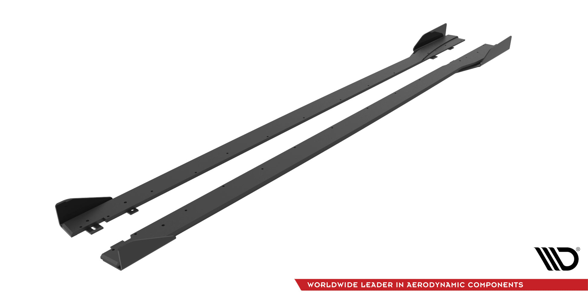Maxton Street Pro Seitenschweller Ansatz für + Flaps Honda Civic Type-R Mk 11 schwarz Hochglanz