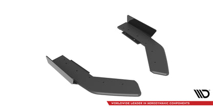 Maxton Street Pro Heck Ansatz Flaps Diffusor +Flaps für BMW 2 Coupe M240i G42 schwarz Hochglanz
