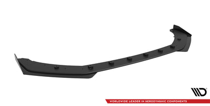 Maxton Street Pro Front Ansatz für +Flaps für + Flaps Peugeot 208 GT Mk2 schwarz Hochglanz
