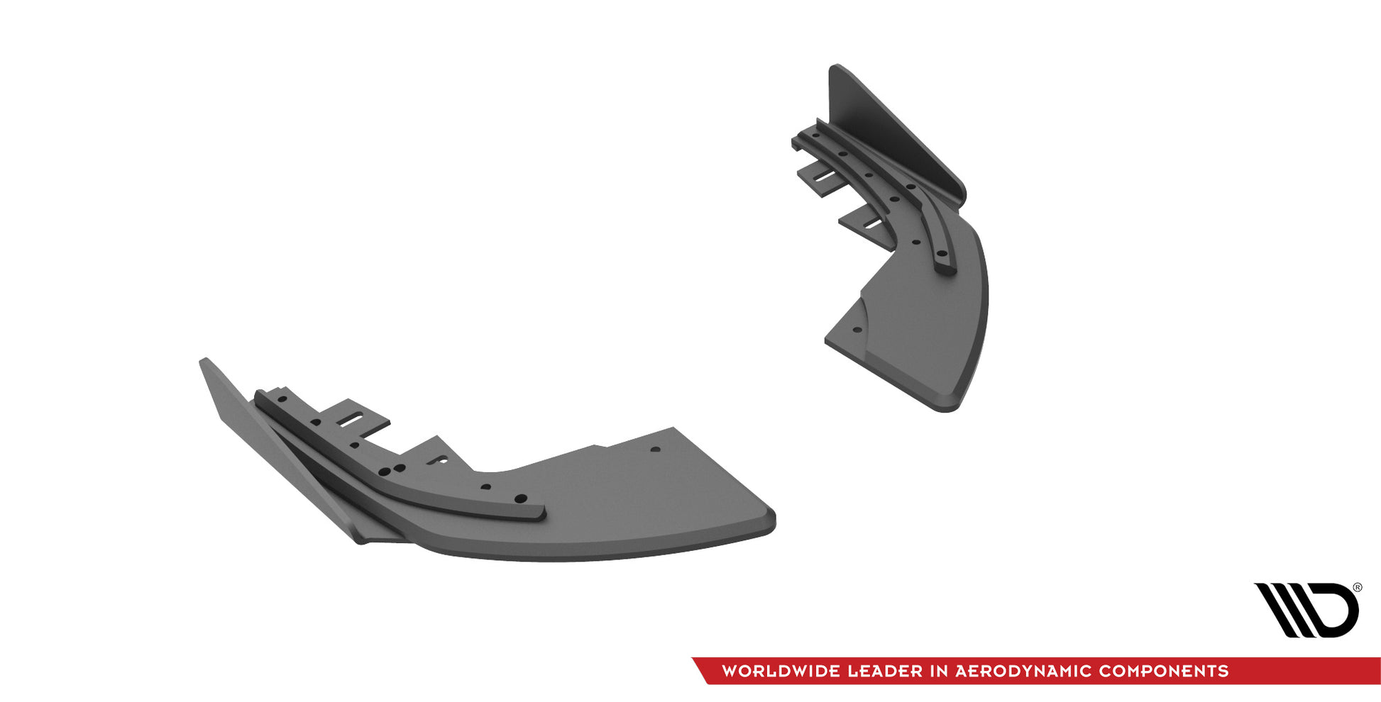 Maxton Street Pro Heck Ansatz Flaps Diffusor +Flaps für Audi S3 Sportback 8V Facelift schwarz Hochglanz