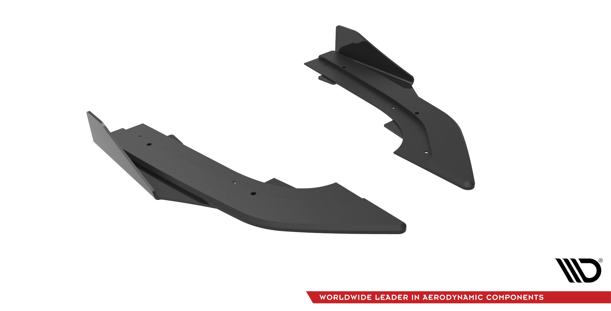 Maxton Street Pro Heck Ansatz Flaps Diffusor +Flaps für Audi RS3 Limousine 8Y schwarz Hochglanz
