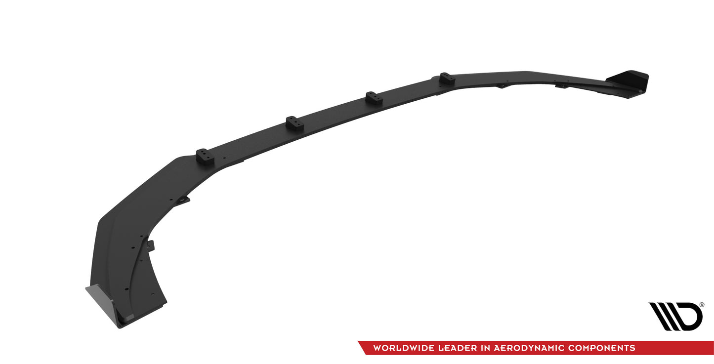 Maxton Street Pro Front Ansatz für +Flaps für V.1 + Flaps Audi RS3 8Y schwarz Hochglanz
