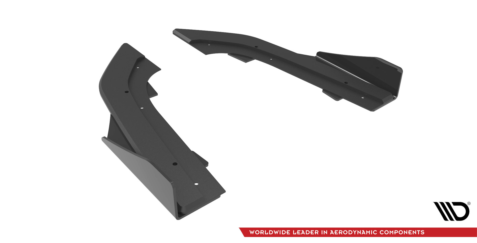 Maxton Street Pro Heck Ansatz Flaps Diffusor +Flaps für Audi RS3 Limousine 8Y schwarz Hochglanz