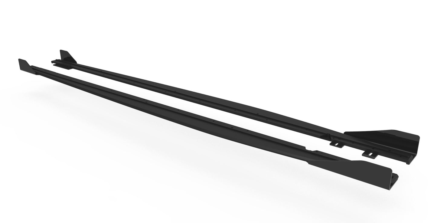 Maxton Street Pro Seitenschweller Ansatz für + Flaps Audi RS3 Limousine 8Y schwarz Hochglanz