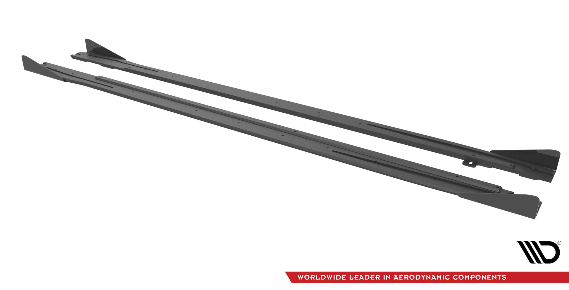 Maxton Street Pro Seitenschweller Ansatz für + Flaps Audi S3 / A3 S-Line 8Y schwarz Hochglanz