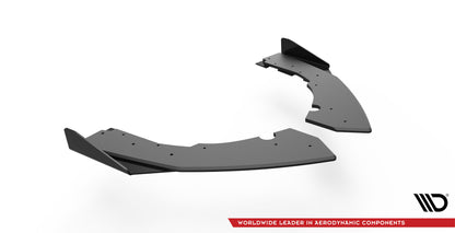Maxton Street Pro Heck Ansatz Flaps Diffusor +Flaps für BMW M2 F87 schwarz Hochglanz