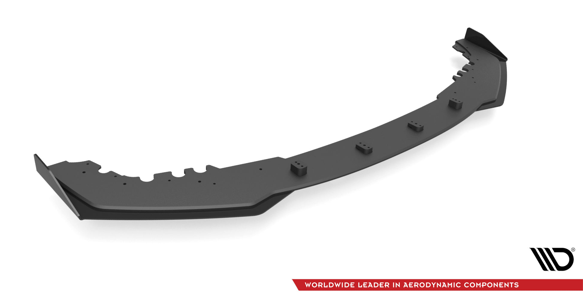 Maxton Street Pro Front Ansatz für +Flaps für V.1 + Flaps BMW M2 Competition F87 schwarz Hochglanz