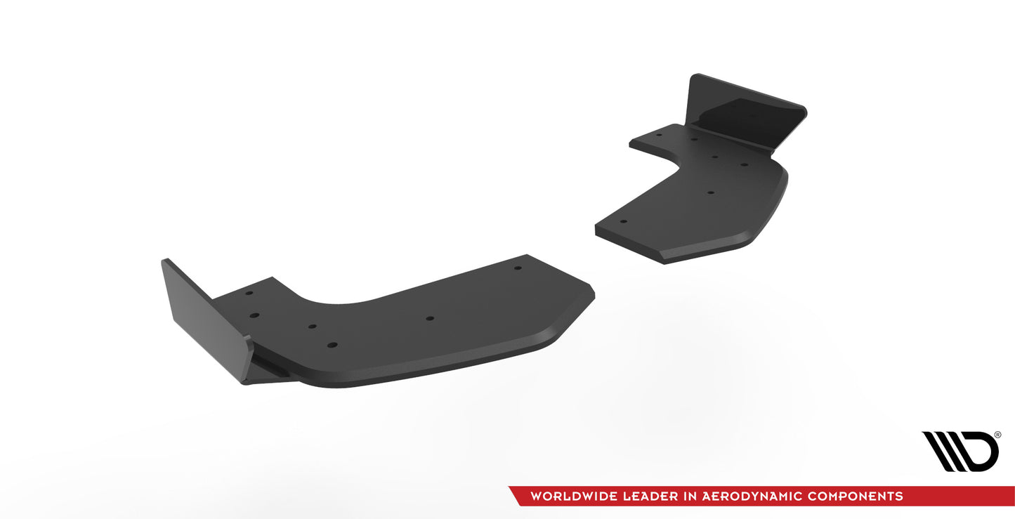 Maxton Street Pro Heck Ansatz Flaps Diffusor +Flaps für Hyundai I20 N Mk3 schwarz Hochglanz