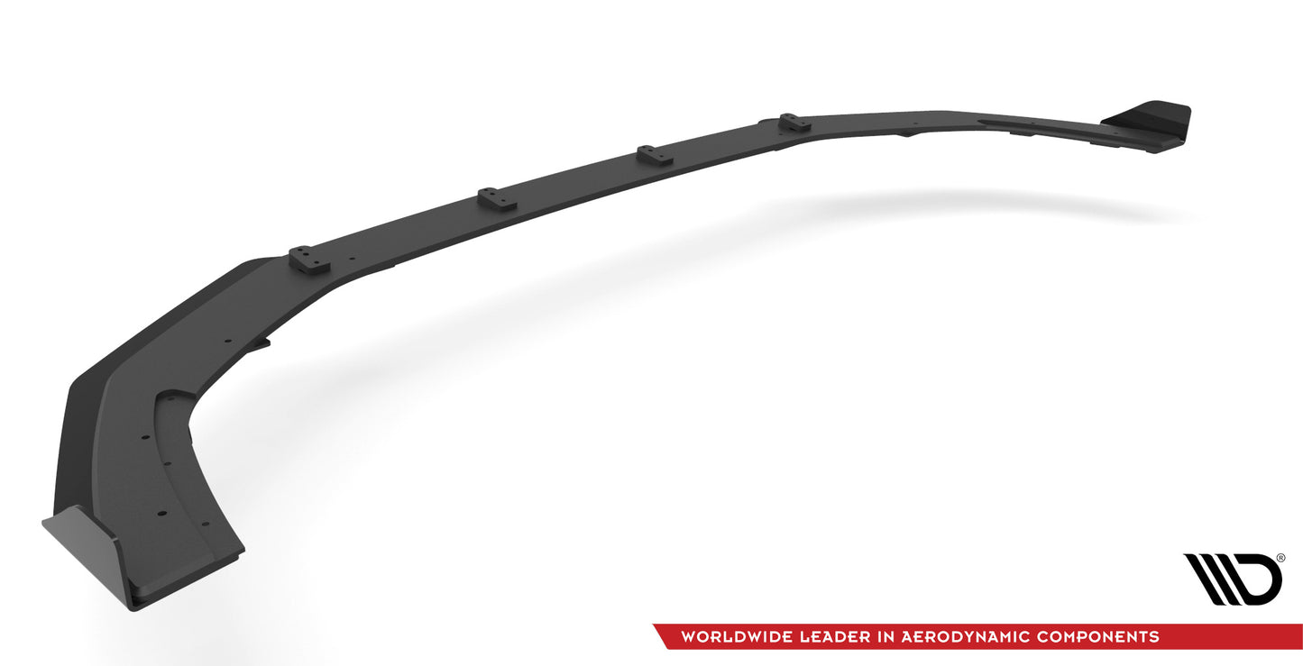 Maxton Street Pro Front Ansatz für +Flaps für V.1 + Flaps Audi RS3 8Y schwarz Hochglanz