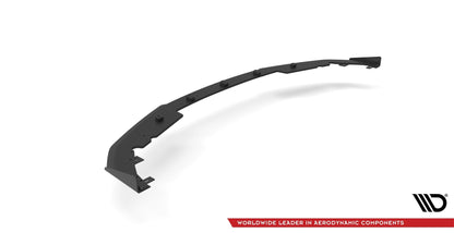 Maxton Street Pro Front Ansatz für +Flaps für BMW 4er M-Paket G22 schwarz Hochglanz
