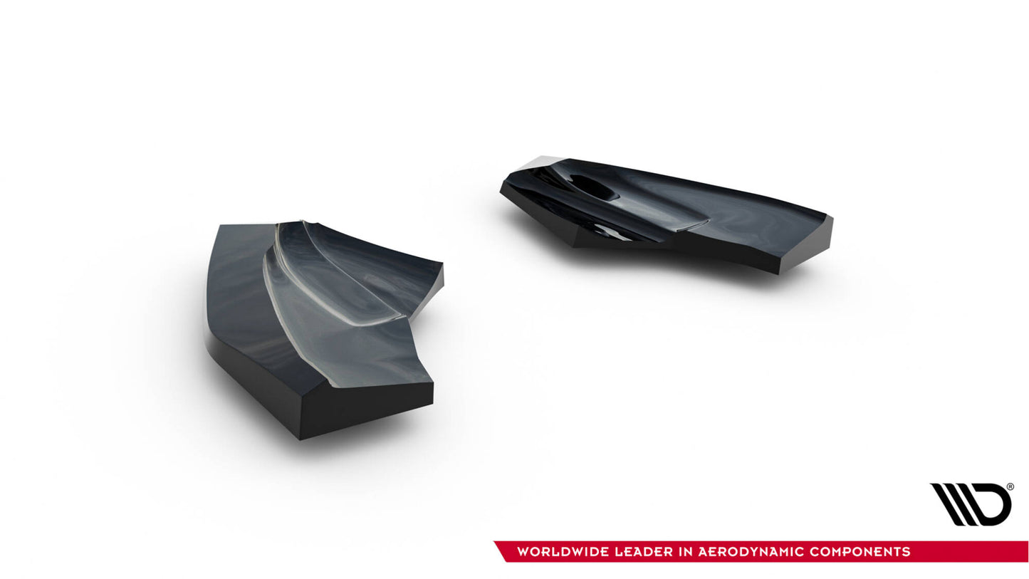 Maxton Heck Ansatz Flaps Diffusor V.3 für Ford Fiesta ST Mk7 Facelift schwarz Hochglanz