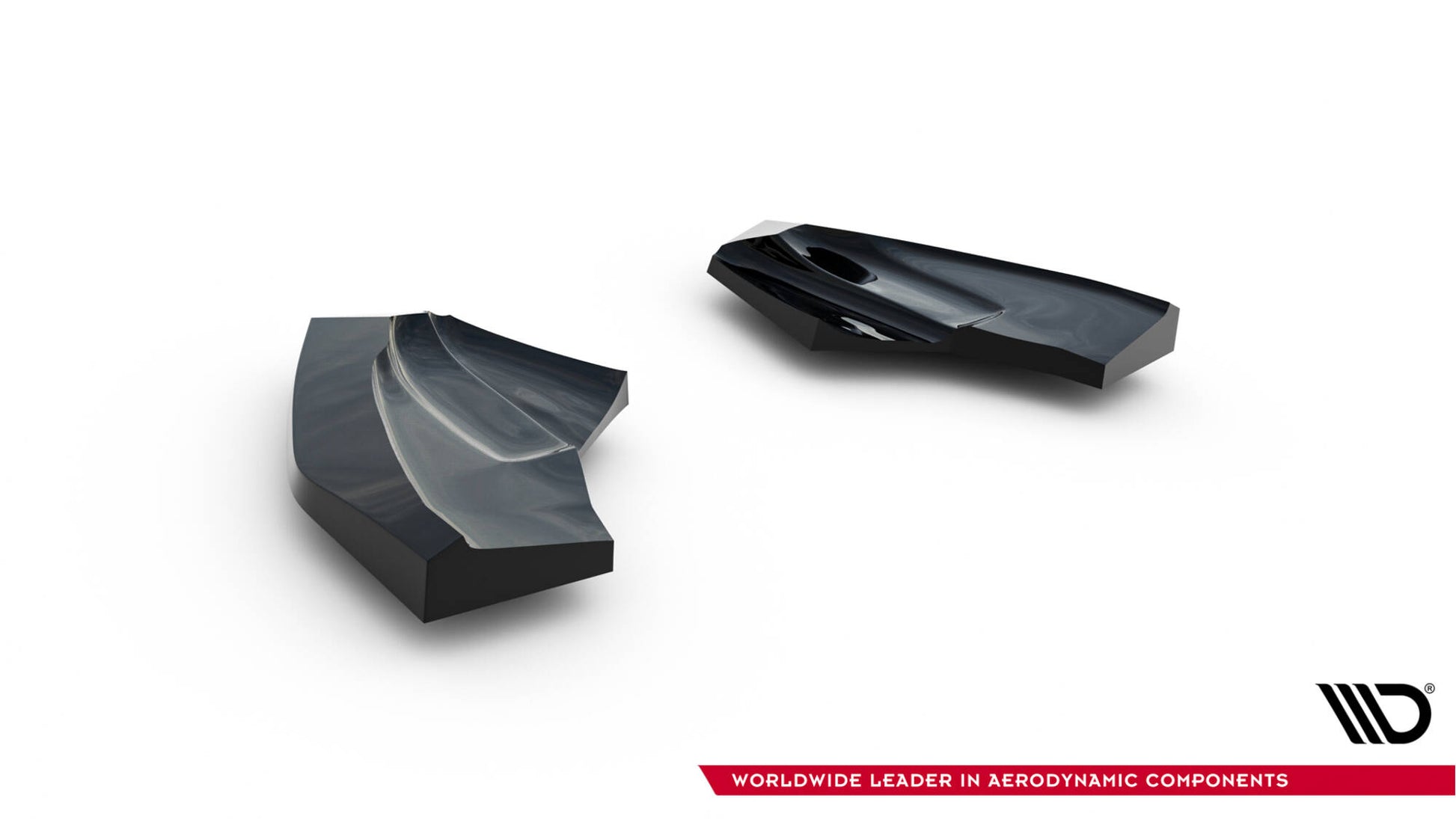 Maxton Heck Ansatz Flaps Diffusor V.3 für Ford Fiesta ST Mk7 Facelift schwarz Hochglanz