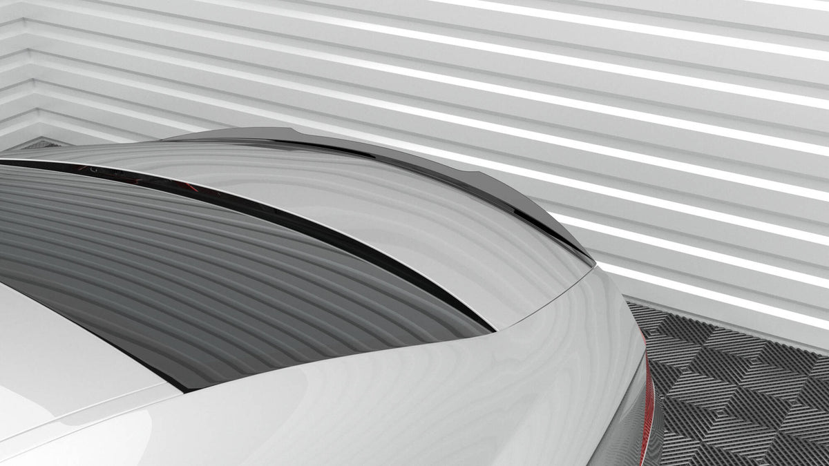 Maxton Spoiler CAP für Mercedes-Benz CLS C219 schwarz Hochglanz