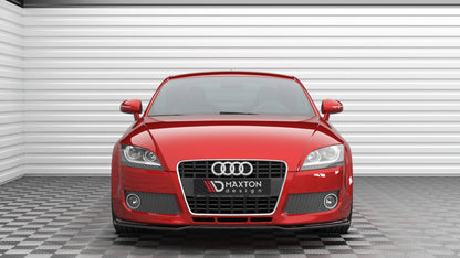 Maxton Front Ansatz V.2 für Audi TT 8J schwarz Hochglanz