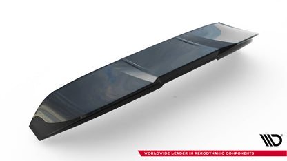 Maxton Spoiler CAP für 3D Ford Fiesta ST Mk7 Facelift schwarz Hochglanz