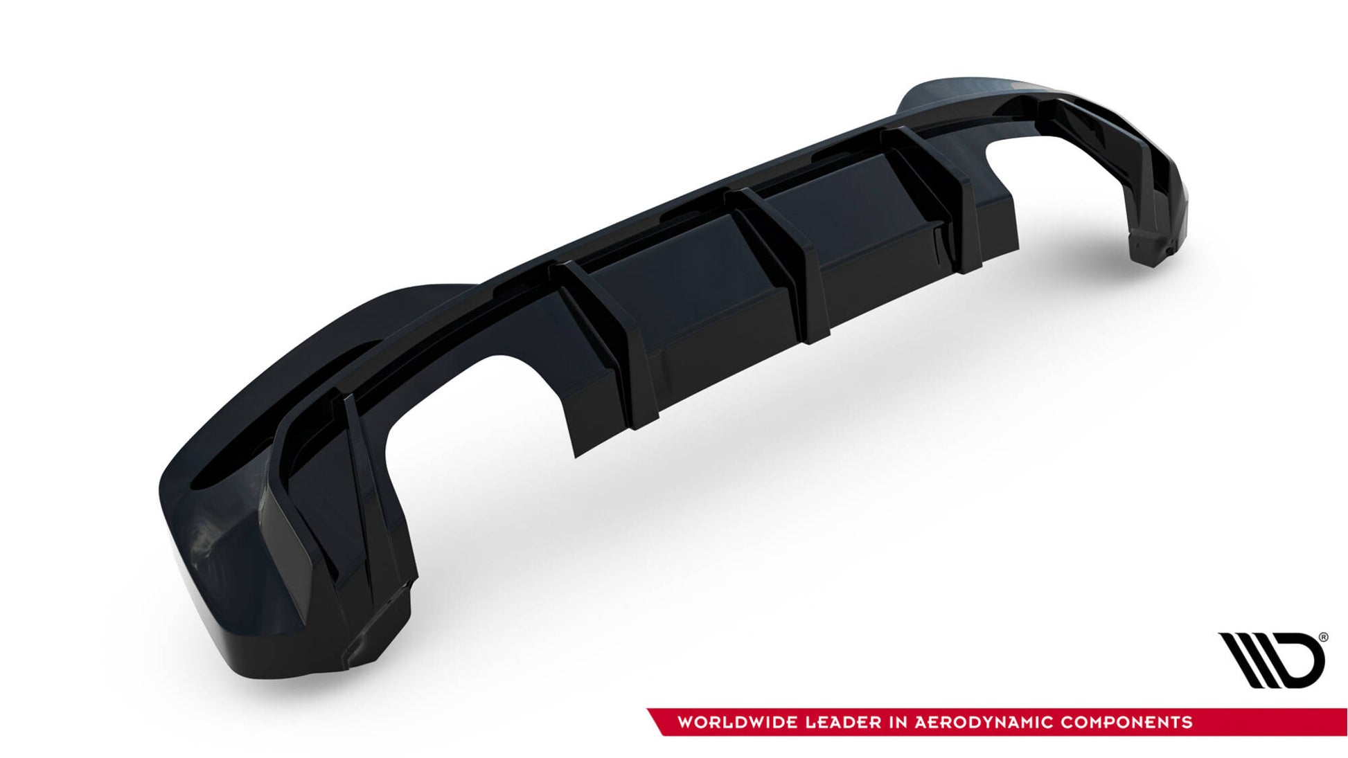 Maxton Diffusor Heck Ansatz für BMW 1er M-Paket / M140i F20 Facelift (Version mit Doppelauspuff auf beiden Seiten)