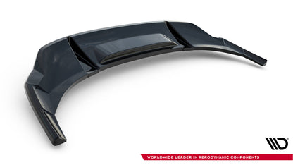 Maxton Mittlerer Diffusor Heck Ansatz DTM Look für Audi e-Tron S-Line schwarz Hochglanz
