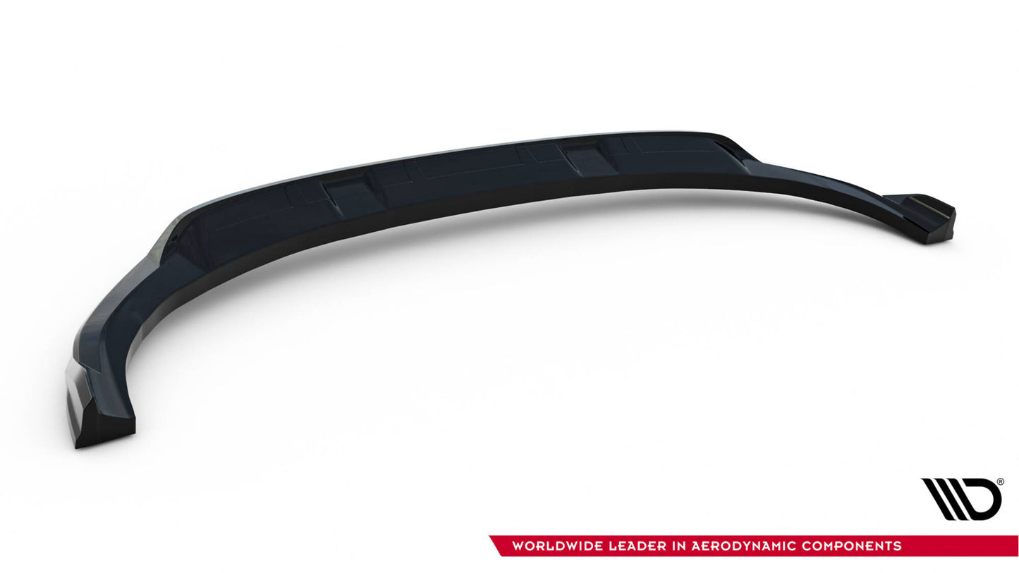 Maxton Front Ansatz für Audi e-Tron S-Line schwarz Hochglanz
