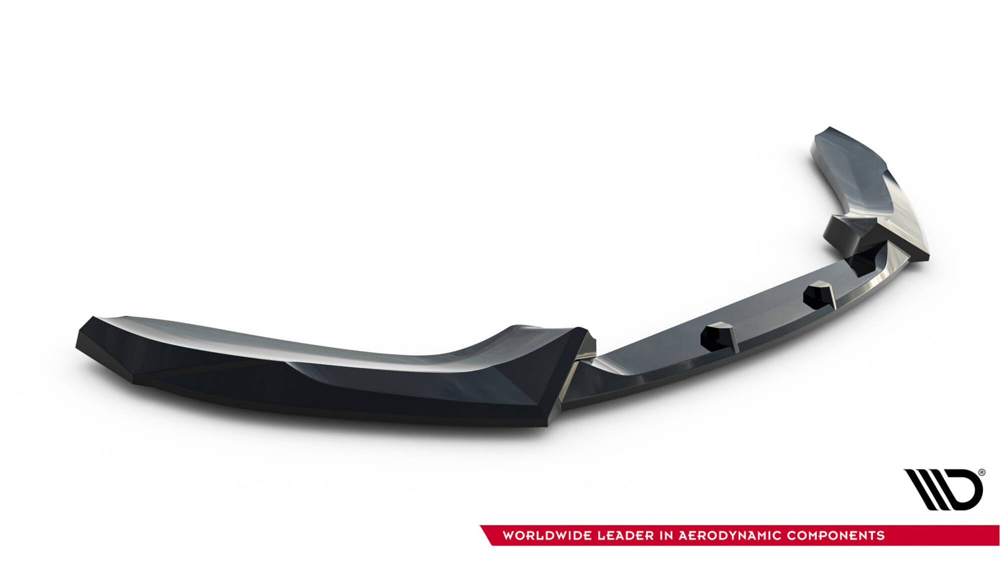 Maxton Front Ansatz V.5 für BMW 1er M-Paket / M140i F20 Facelift schwarz Hochglanz