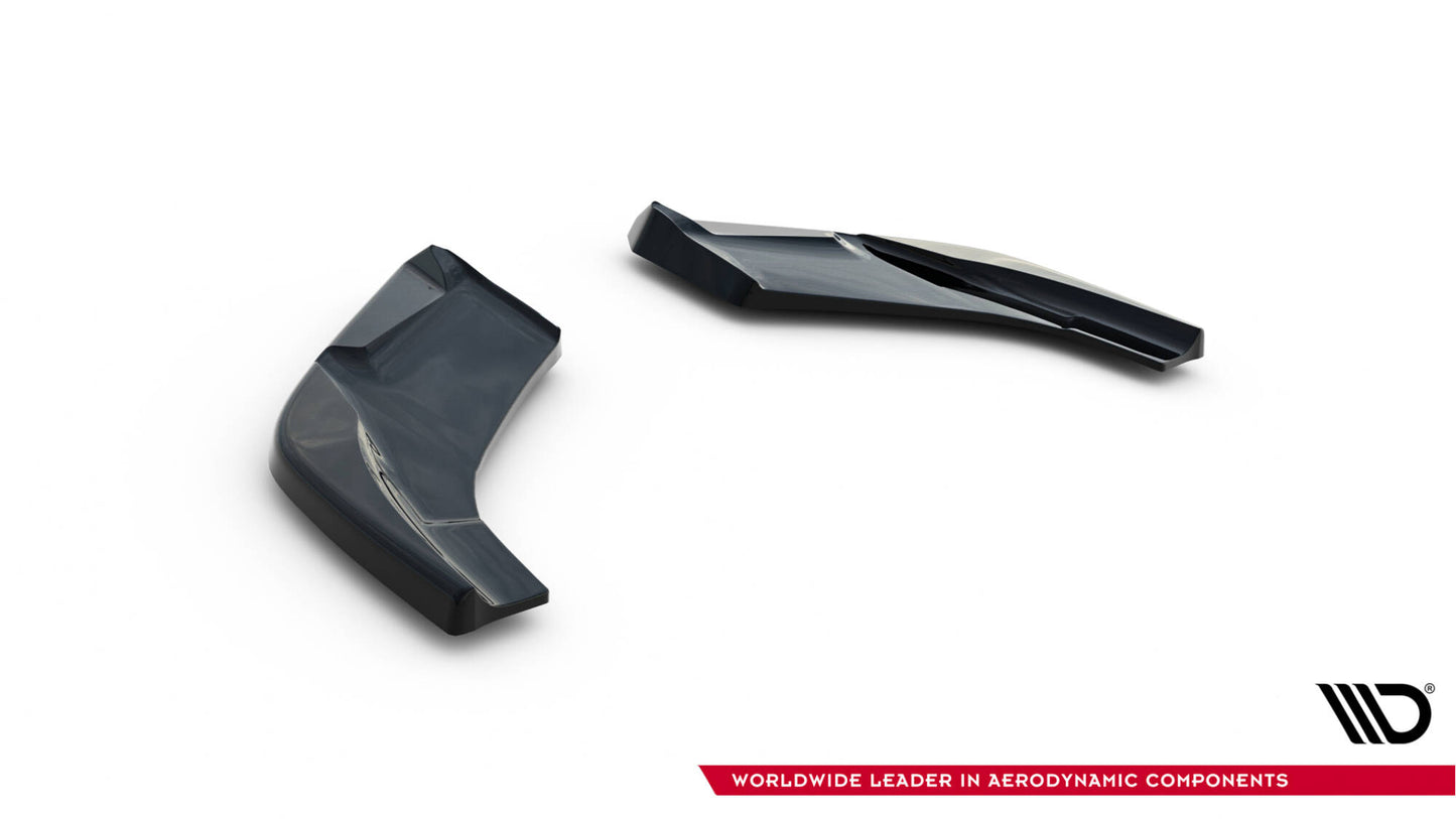 Maxton Heck Ansatz Flaps Diffusor V.5 für Hyundai I30 N Hatchback Mk3 Facelift schwarz Hochglanz