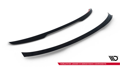 Maxton Spoiler CAP für Audi e-Tron S-Line schwarz Hochglanz