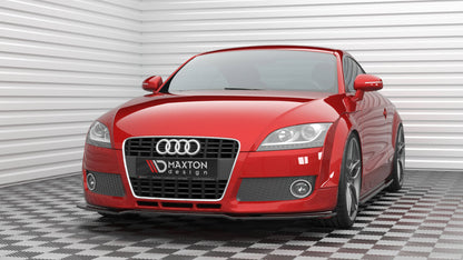 Maxton Front Ansatz V.2 für Audi TT 8J schwarz Hochglanz