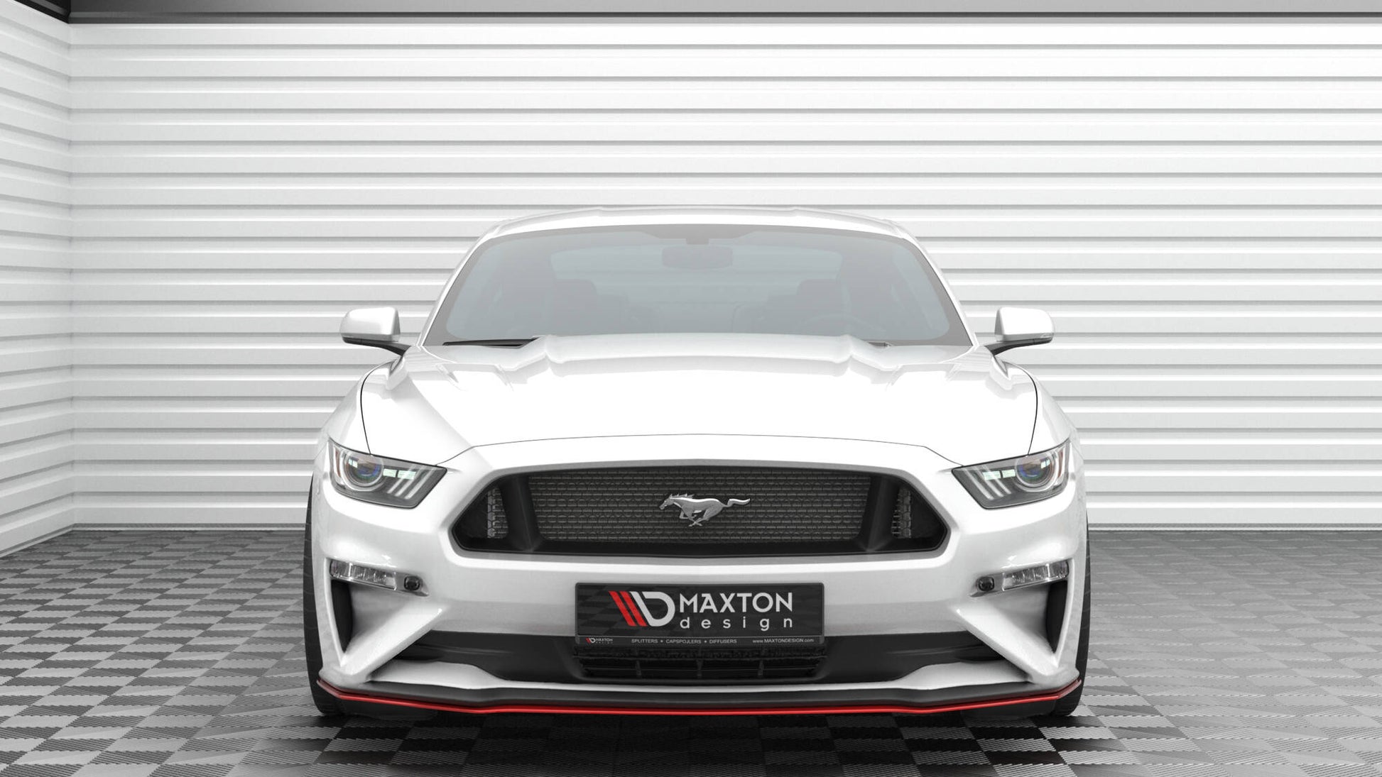 Maxton Front Ansatz V.2 für Ford Mustang Mk6 Facelift