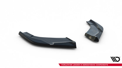 Maxton Heck Ansatz Flaps Diffusor V.5 für Hyundai I30 N Hatchback Mk3 Facelift schwarz Hochglanz