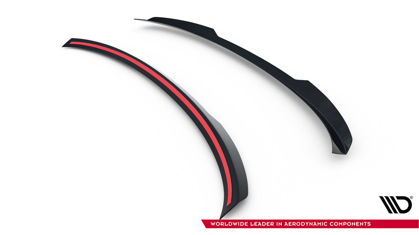 Maxton Spoiler CAP für Audi e-Tron S-Line schwarz Hochglanz