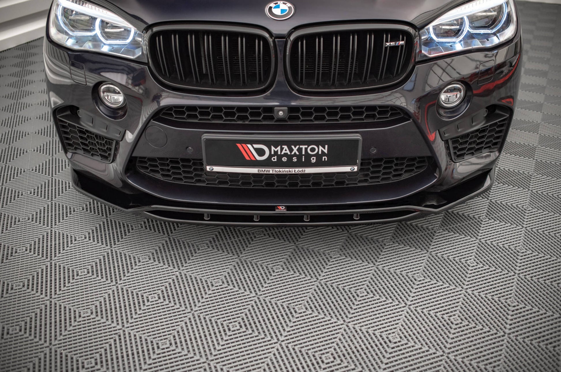 Maxton Front Ansatz V.2 für BMW X5 M F85 / X6 M F86 schwarz matt