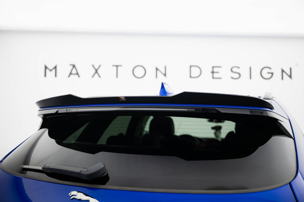Maxton Spoiler CAP für Jaguar F-Pace R-Sport Mk1 schwarz Hochglanz