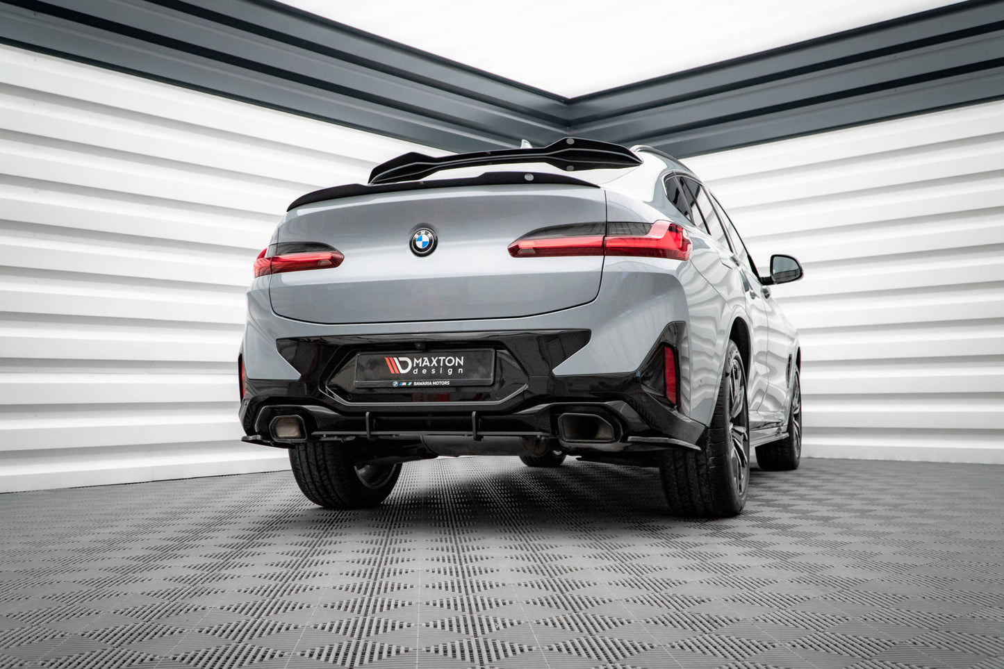 Maxton Street Pro Heckschürze für BMW X4 M-Paket G02 Facelift
