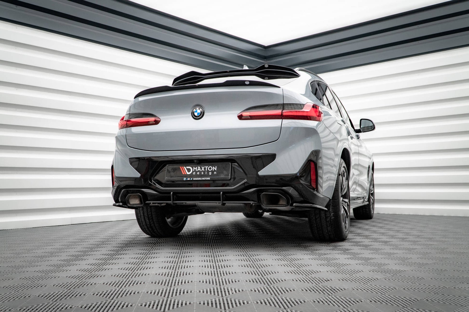 Maxton Street Pro Heckschürze für BMW X4 M-Paket G02 Facelift