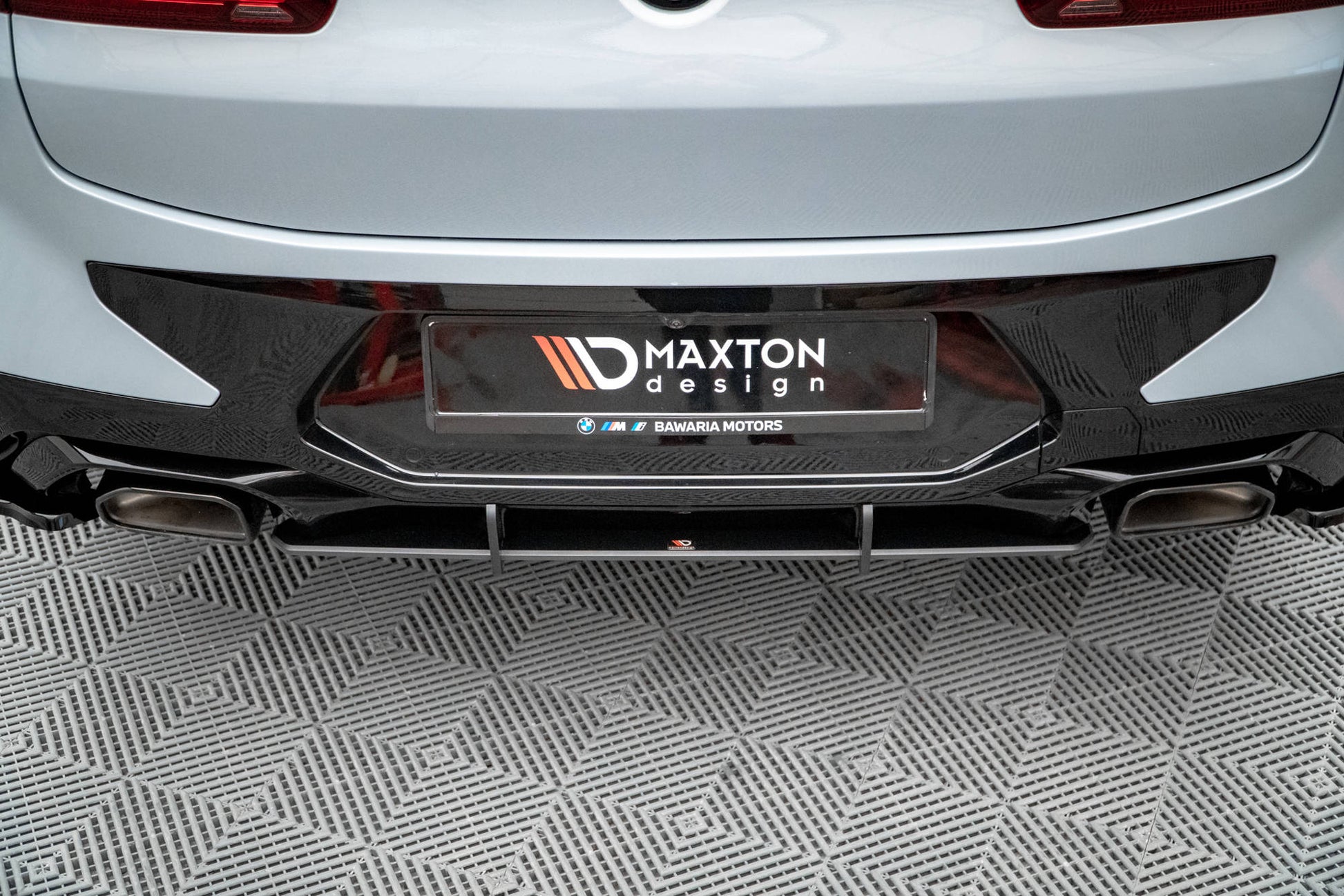 Maxton Street Pro Heckschürze für BMW X4 M-Paket G02 Facelift