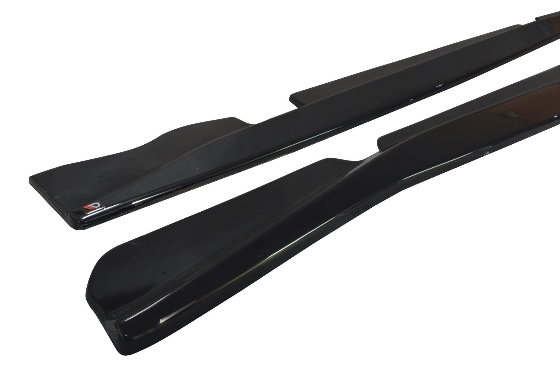 Maxton Seitenschweller Ansatz für V.1 für CHEVROLET CORVETTE C7 schwarz Hochglanz