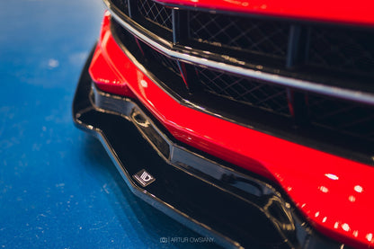 Maxton Front Ansatz für CHEVROLET CORVETTE C7  Carbon Look