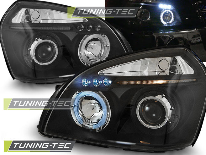 Tuning-Tec LED Angel Eyes Scheinwerfer für Hyundai Tucson 04-10 schwarz