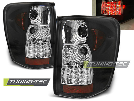 Tuning-Tec LED Rückleuchten für Chrysler Jeep Grand Cherokee 99-05 schwarz