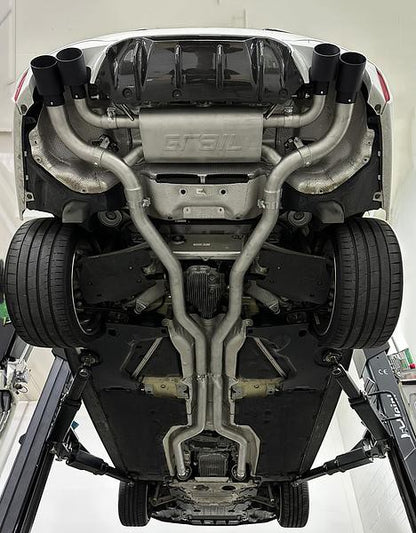 Grail Auspuffanlage BMW F90 M5 3-Zoll ohne Endrohre OPF