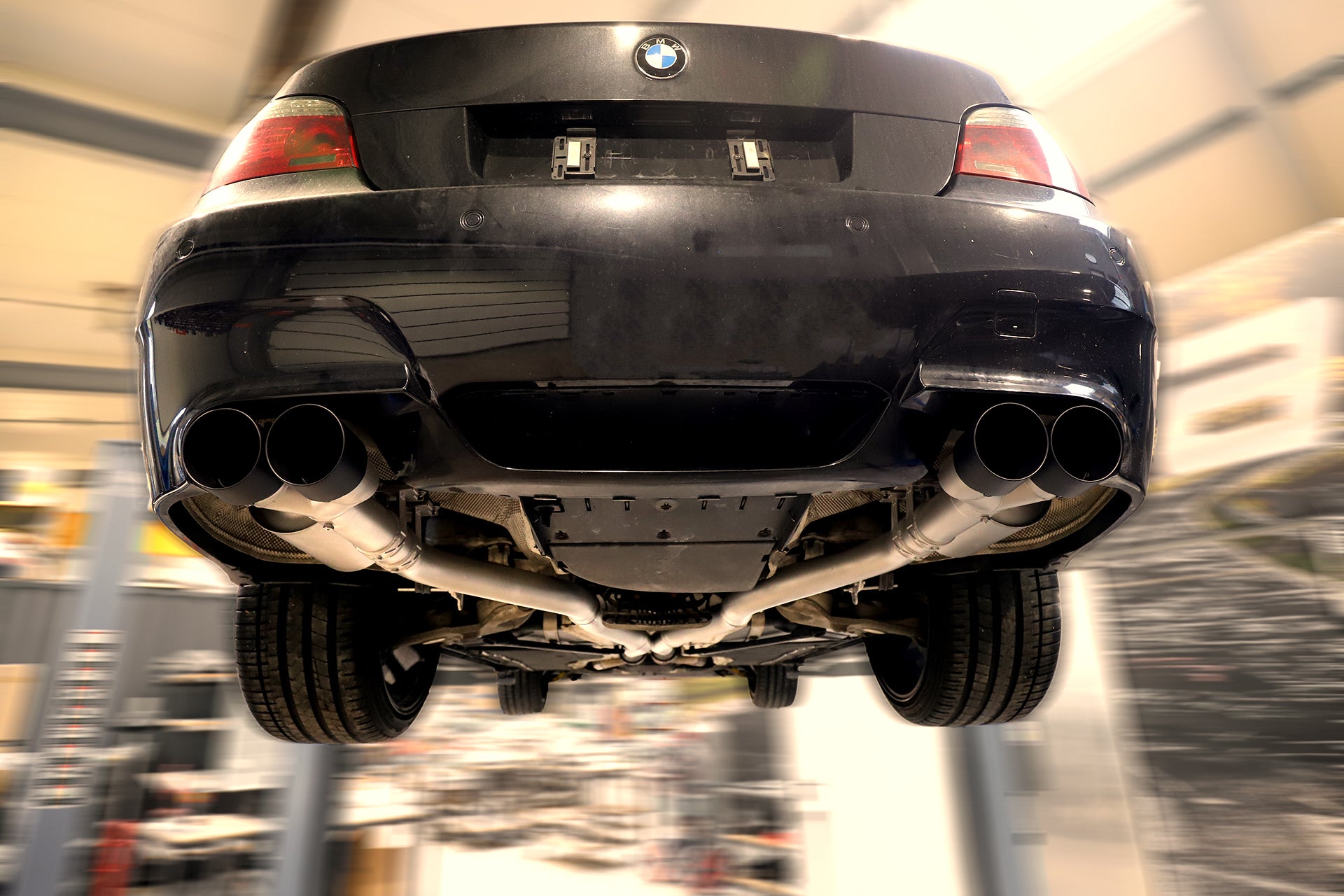 Grail Auspuffanlage BMW M5 E60/E61 Schwarze Endrohre E60 (Limousine)