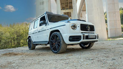 Grail Auspuffanlage Mercedes Benz AMG G63 W464 Edelstahl Endrohre Montage bei Grail