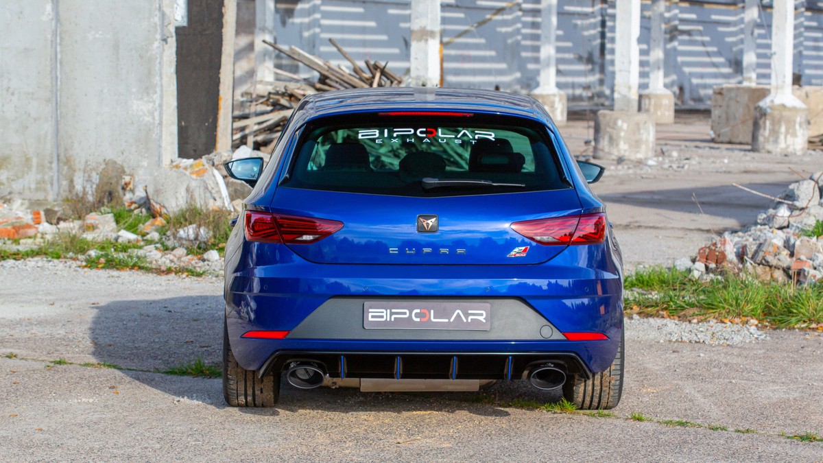 Grail Auspuffanlage Seat Leon Cupra 5F 3.5-Zoll ohne Endrohre an Serie CJXC (300PS)